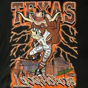 Texas Longhorns Graphic Sweater - Black and Orange
